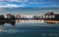 糖心｜个人体验整理：内容更新频率与实际可用性的观察