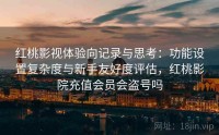 红桃影视体验向记录与思考：功能设置复杂度与新手友好度评估，红桃影院充值会员会盗号吗