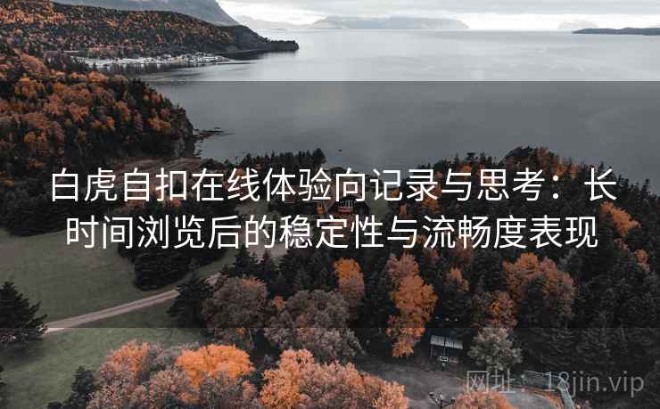 白虎自扣在线体验向记录与思考：长时间浏览后的稳定性与流畅度表现