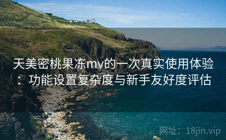 天美密桃果冻mv的一次真实使用体验:功能设置复杂度与新手友好度评估 天美密桃果冻mv的一次真实使用体验:功能设置复杂度与新手友好度评估