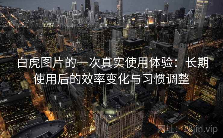 白虎图片的一次真实使用体验：长期使用后的效率变化与习惯调整