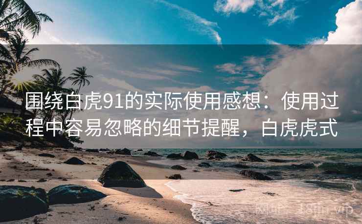 围绕白虎91的实际使用感想:使用过程中容易忽略的细节提醒,白虎虎式 围绕白虎91的实际使用感想:使用过程中容易忽略的细节提醒,白虎虎式
