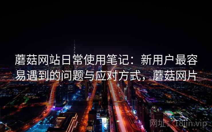 蘑菇网站日常使用笔记:新用户最容易遇到的问题与应对方式,蘑菇网片 蘑菇网站日常使用笔记:新用户最容易遇到的问题与应对方式,蘑菇网片