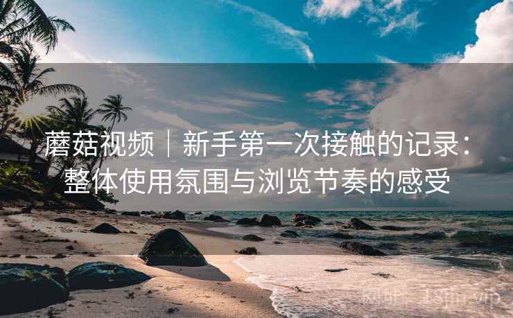 蘑菇视频|新手第一次接触的记录:整体使用氛围与浏览节奏的感受 蘑菇视频|新手第一次接触的记录:整体使用氛围与浏览节奏的感受