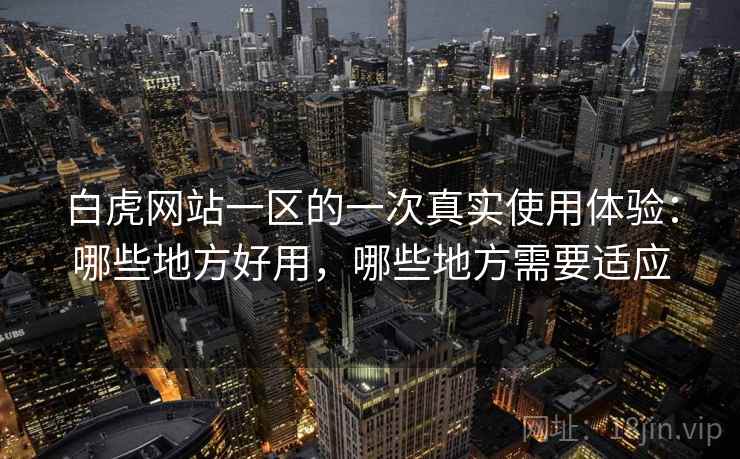 白虎网站一区的一次真实使用体验：哪些地方好用，哪些地方需要适应